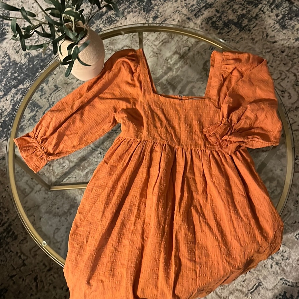 Madewell Puff-Sleeve Mini Dress